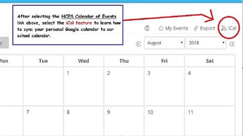 How to sync calendars 